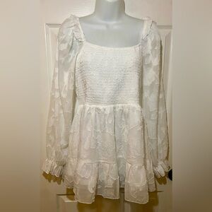 Baltic Born Smocked White Dress